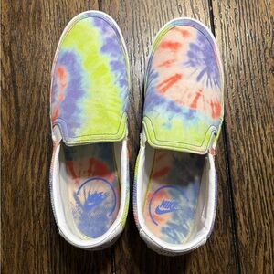 Nike Court Legacy Tye-dye slip ons